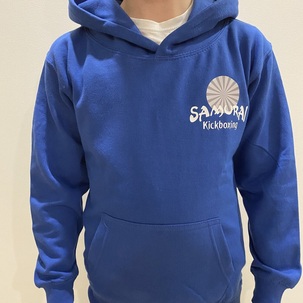 JERSEY Branded Blue Hoodies Samurai Kickboxing